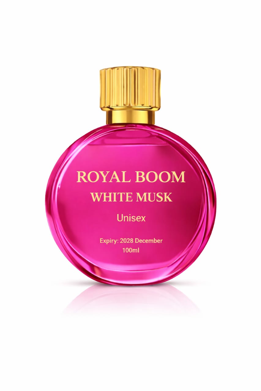 Royal Boom White Musk – (Unisex Perfume, 100ml)